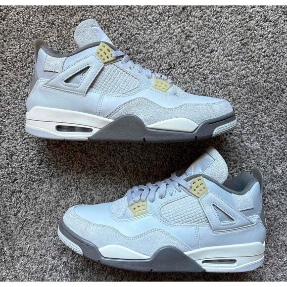 Nike Air Jordan 4 Retro Craft Photon Vanilla Size 12.5 Men's - Picture 1 of 7